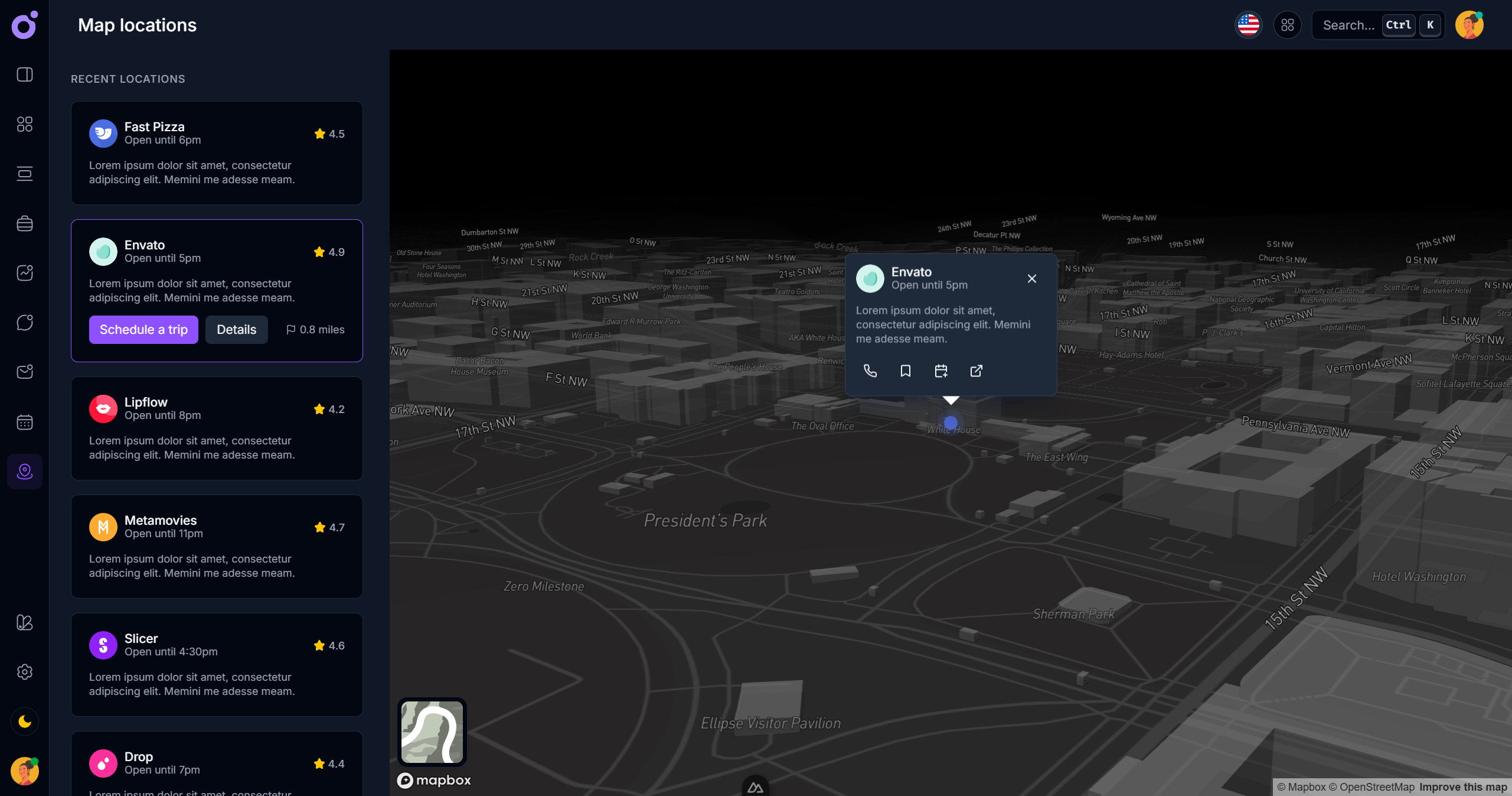 Tairo - Mapbox GL for location based apps