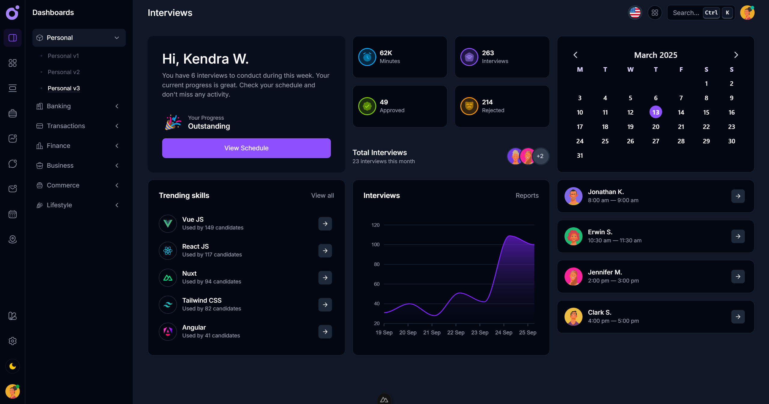 Tairo - Personal dashboard v3