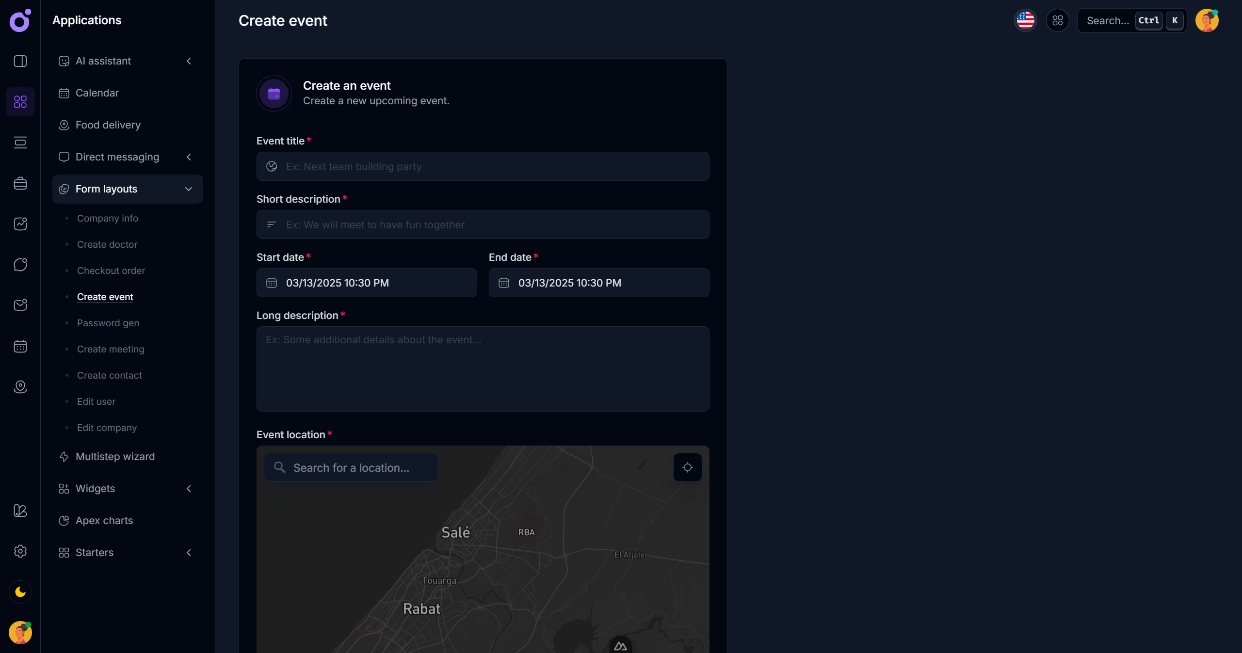 Tairo - Form layout 4