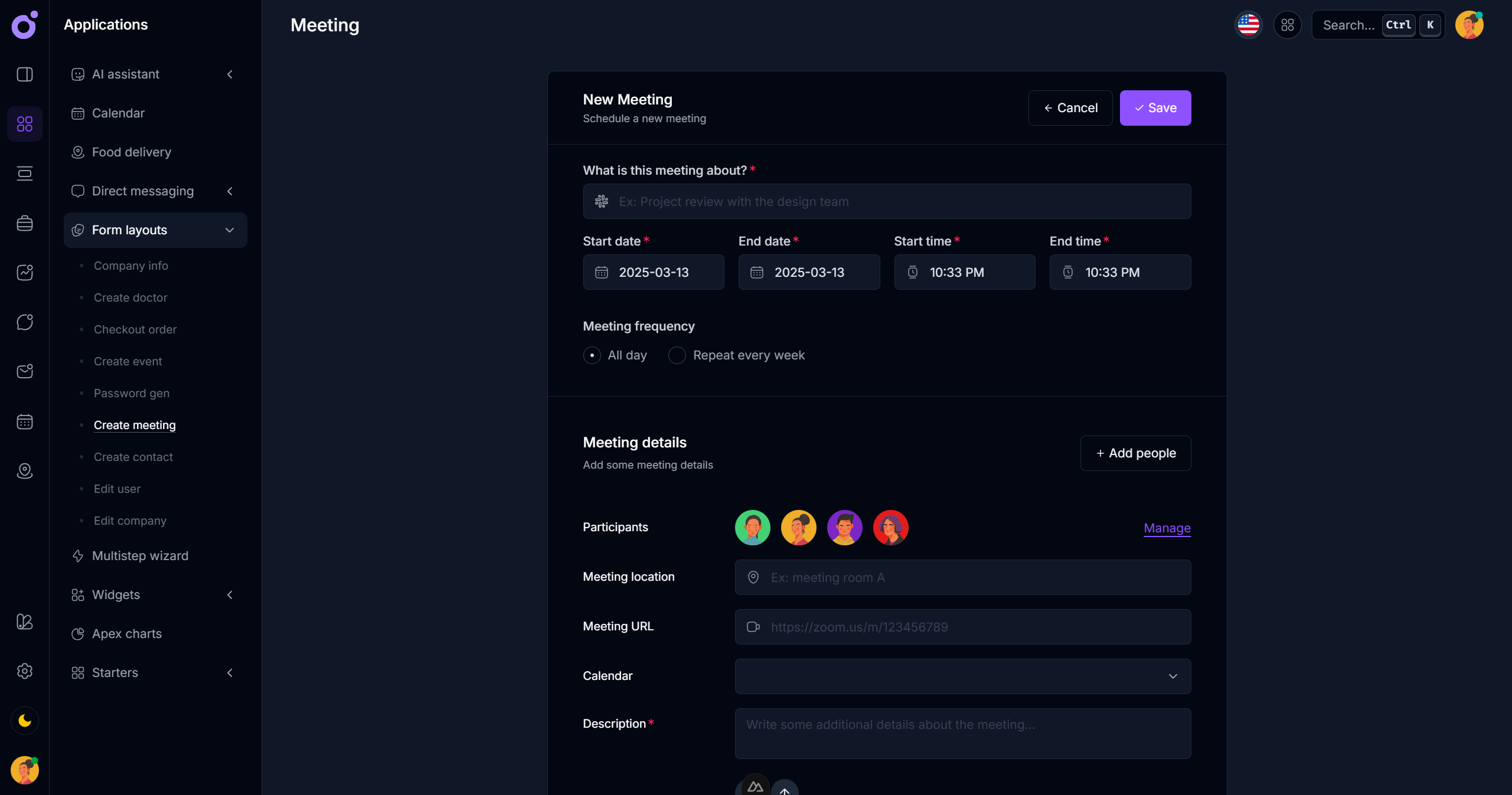 Tairo - Form layout 6