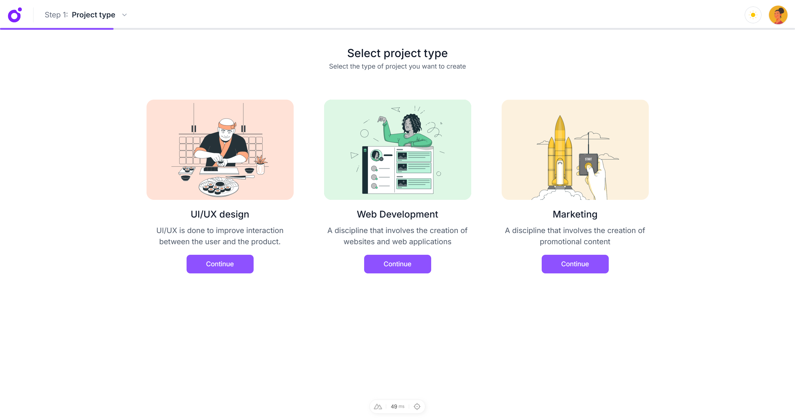 Tairo - Wizard — Step 1