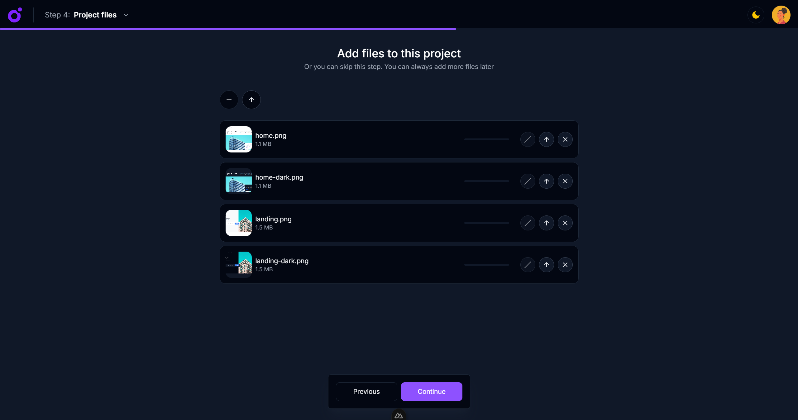 Tairo - Wizard — Step 4